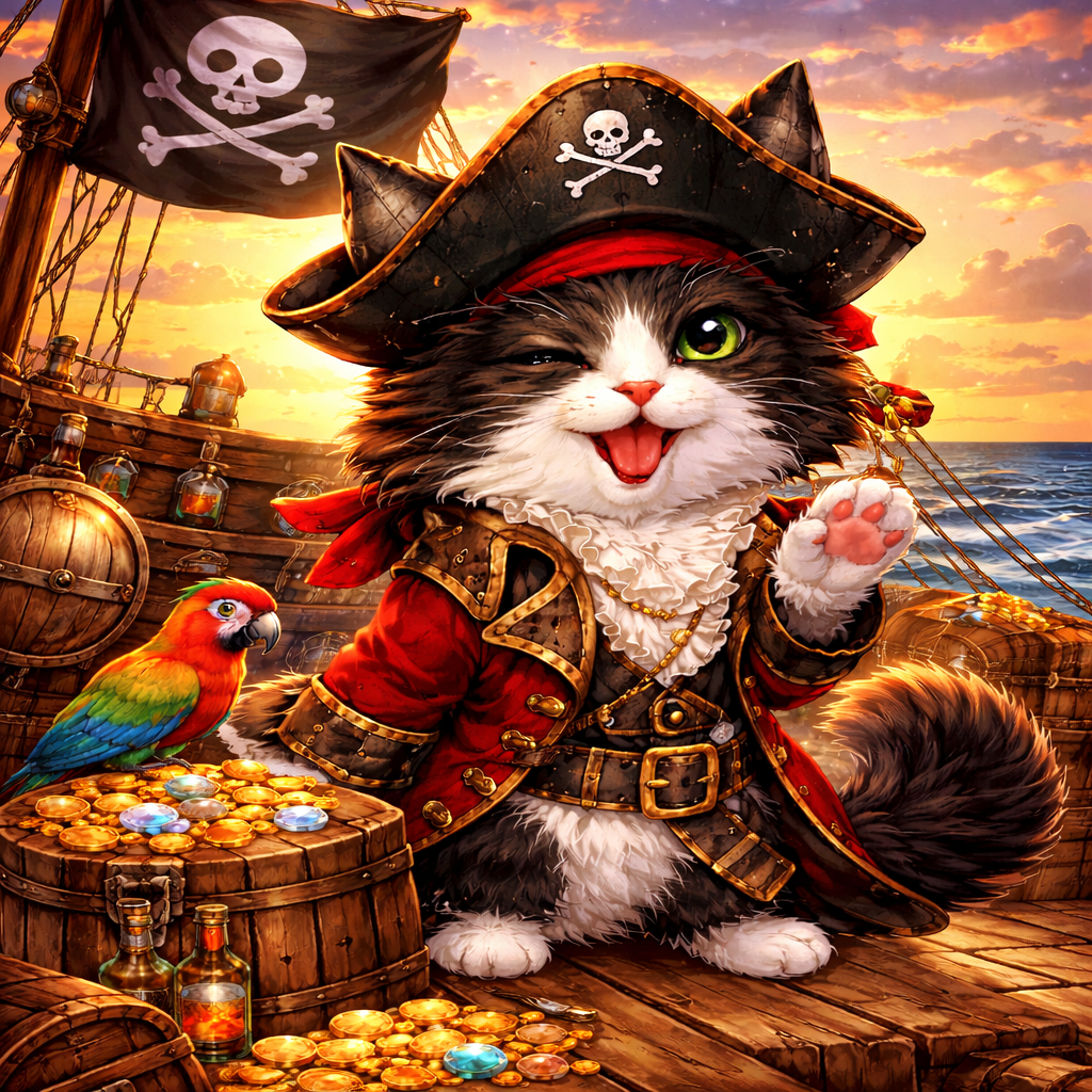 Pirate Cat Ship